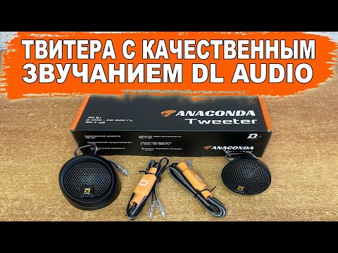 Видео: Твитера (пищалки) с качественным звучанием! DL Audio Anaconda Tweeter