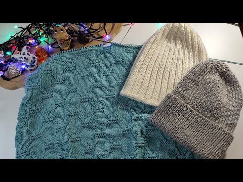 Видео: Ура! Шапок стало в три раза больше! Шапка из YarnArt Silky Royal. Джемпер из полухлопка Alpina vera