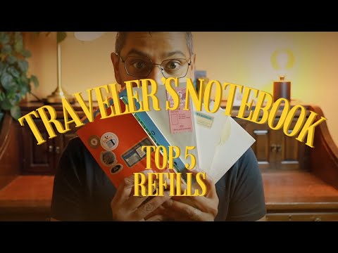 Видео: Мои 5 лучших вкладышей/закладок для блокнота путешественника (повторная публикация)