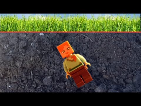 Видео: что будет с минифигуркой лего под землёй за 24 часа? Ян Бондарев