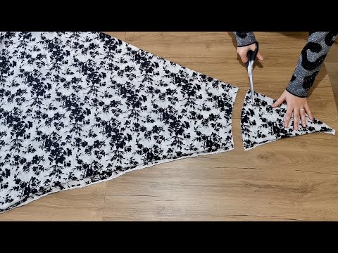 Видео: 👗 Очень простая пошив юбки с завязками по бокам 🖤 Юбка или платье