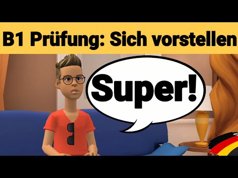 Видео: Устный экзамен по немецкому языку B1 | поговорим, часть 1: представьтесь | учить немецкий