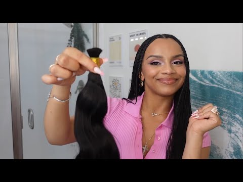 Видео: Как плести косы в стиле бохо из натуральных волос с участием Ywigs