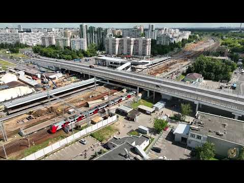 Видео: Строительство МЦД 3 Часть 1 от Крюково (Зеленоград, Алабушево) до Электрозаводской