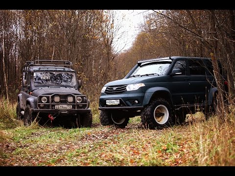 Видео: Установка колес M-TRIM на УАЗ-ПАТРИОТ от тюнинг-ателье Галагрин.