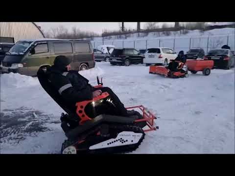 Видео: Robcom Venom Ms HD со снегоотвалом