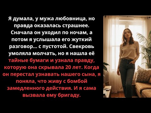 Видео: Муж говорил с пустотой, а свекровь лгала 20 лет. Я нашла правду и сама вызвала ему бригаду.