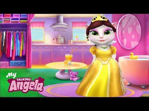 Видео: МОЯ ГОВОРЯЩАЯ АНДЖЕЛА Королевский наряд