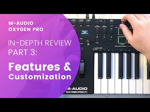Видео: M-Audio Oxygen Pro — Подробный обзор. ЧАСТЬ 3. Встроенные функции и настройка