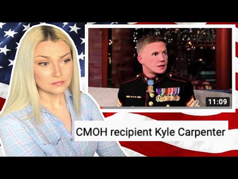 Видео: Реакция новозеландской девочки на Кайла Карпентера — кавалера Медали Почёта