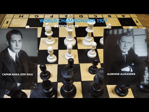 Видео: Хосе Капабланка - Александр Алехин  [№29] Чемпионат мира 1927 #шахматы