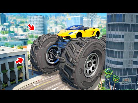 Видео: НАШЕЛ ОГРОМНУЮ ЛАМБУ-БИГФУТ В ГТА 5 ОНЛАЙН ! - ПРЯЧЬ ИЩИ В GTA 5 ONLINE