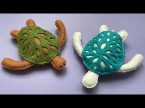 Видео: 🇺🇦Панцирь для черепашки из фетра. Финал | Felt turtle #3
