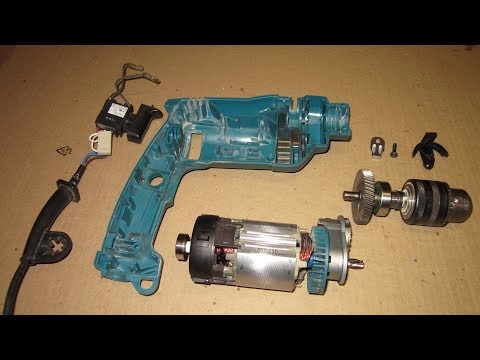 Видео: Дрель Makita HP1620 ремонт и обслуживание/repair drills MAKITA