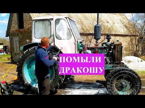 Видео: Обзор мойки высокого давления INTERTOOL DT-1504. Помыли трактор ЮМЗ-6  ДРАКОШУ)))