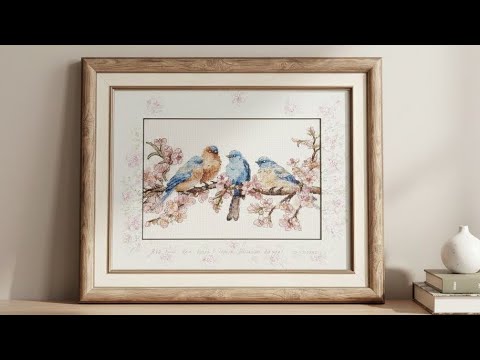 Видео: Набір від LETISTITCH -  “Spring Bloom” L8090 (“Весняне цвітіння»). Процес, оформлення.