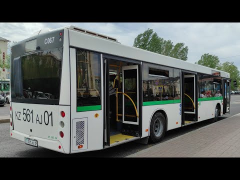 Видео: Астана. МАЗ 203.016 С067 561 AJ 01 маршрут 31