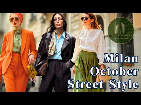 Видео: 🍁 Уличный стиль Милана в октябре 2025 года 🇮🇹: тенденции итальянской осенней моды