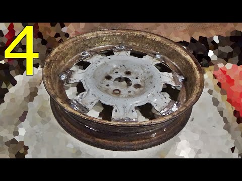 Видео: Саморобні розбірні колеса - скріплюю напівдиски