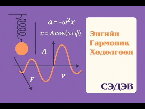 Видео: 4. Энгийн гармоник хөдөлгөөн - Сэдэв - 4