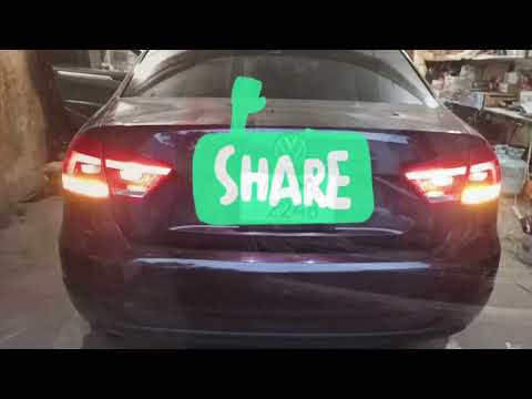 Видео: Оранжевые повороты в VW Passat B7 (CC) USA