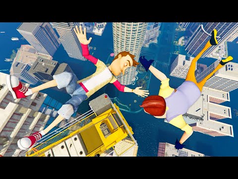 Видео: Hello Neighbor в GTA 5: Безумные Рэгдоллы [Затопленный Лос-Сантос] - Серия 27