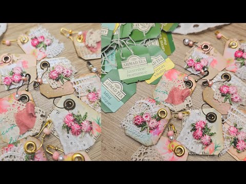 Видео: ИЗ МУСОРНОГО В СОКРОВИЩА: Милые брелоки для журналов из бирок для чайных пакетиков