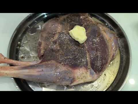 Видео: Баранья нога /запечённая в духовке