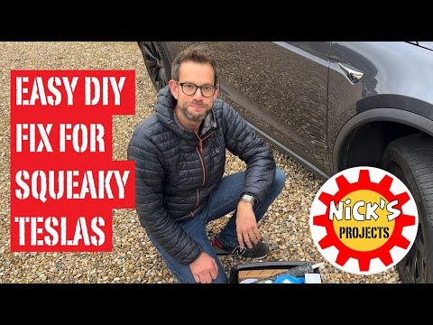 Видео: Дешевое и надежное решение проблемы скрипа передней подвески Tesla