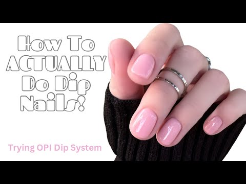 Видео: Как на самом деле сделать маникюр с пудрой в домашних условиях | Короткие ногти | Пробуем систему...