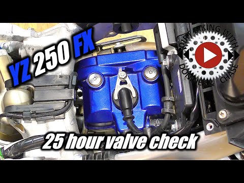 Видео: Проверка зазоров клапанов на моем Yamaha YZ250FX 2021 года
