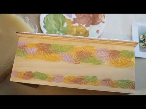 Видео: Создание разноцветного рельефа. Ольга Жебчук.