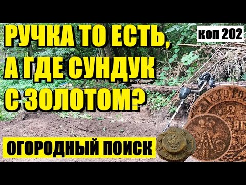 Видео: или Я ТАК ЕГО И НЕ НАШЕЛ, НО БЕЗ НАХОДОК НЕ ОСТАЛСЯ. коп 202