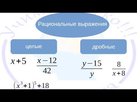 Видео: Допустимые значения переменной в рациональном выражении