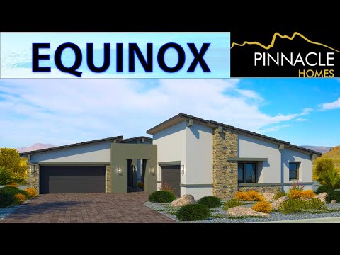 Видео: Роскошный план Equinox от Pinnacle Homes в Manitou на юго-западе Лас-Вегаса | Новые дома на прода...