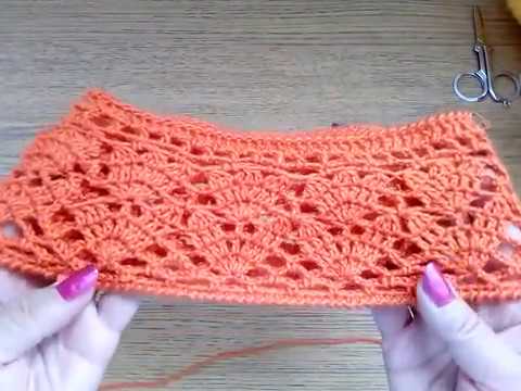 Видео: Ободок (повязка) на голову крючком.Узор "Тюльпаны". Обновленный видеоурок.