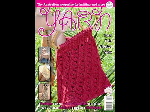 Видео: Yarn №24 2011 Журнал с образцами на английском языке