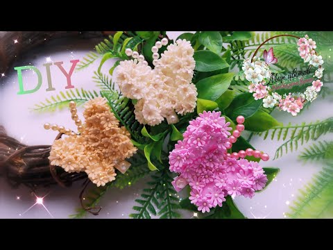 Видео: 🦋Цветочные 🌺Бабочки из фоамирана 3D🦋DIY /MKЗаколочки, декорБабочка от Alenka_your_flower😘🦋