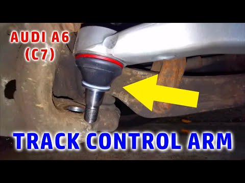 Видео: Замена нижнего переднего рычага подвески Audi a6 c7