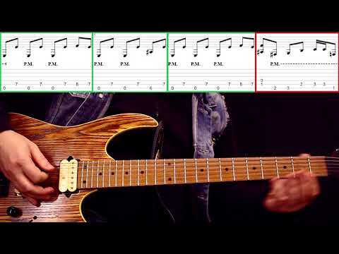 Видео: Риф Blackened - Metallica. Разбор.