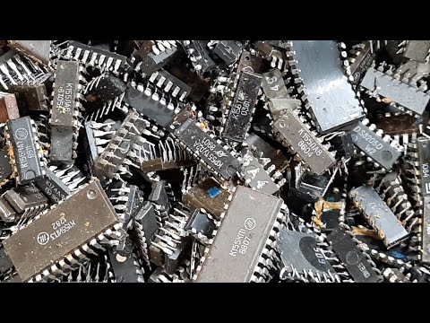 Видео: Плохой выход золота из микросхем Почему?