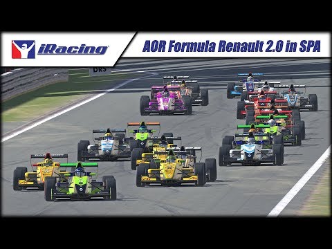 Видео: Финальная гонка и результаты сезона в AOR Formula Renault 2.0 в Спа в iRacing.