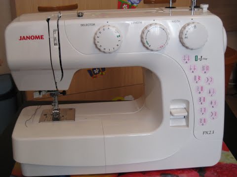 Видео: Janome PX23 Глухой клин+тяжёлый ход.