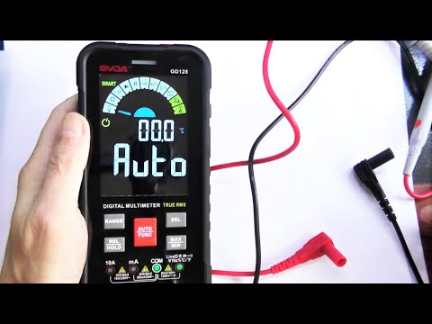 Видео: Интеллектуальный цифровой мультиметр GVDA  GD128  Обзор и разборка современного прибора