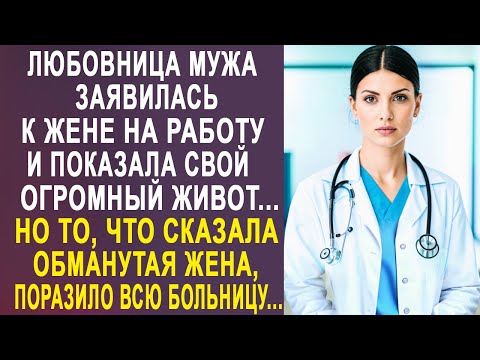 Видео: Любовница мужа, с огромным животом, заявилась к жене на работу. Но то, что сказала обманутая жена...