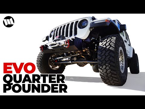 Видео: Установка переднего бампера Jeep JL Wrangler EVO Quarter Pounder Stubby с лебедкой WARN ZEON 10s