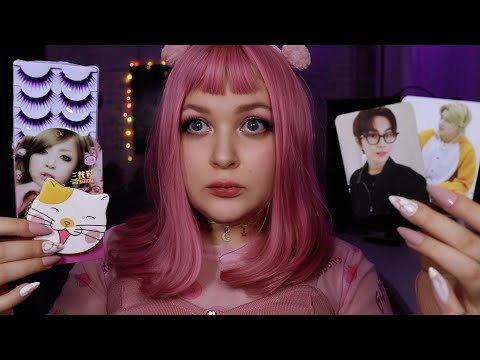 Видео: АСМР макияж на свидание с айдолом 👩‍❤‍💋‍👨 ASMR makeup for a date with an idol 💄