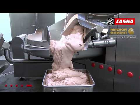 Видео: Куттеры Laska вакуумные и не вакуумные от 65 до 750 литров