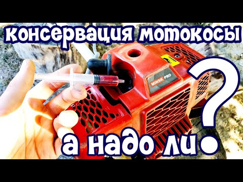 Видео: Хранение бензокосы зимой. Нужна ли консервация мотокосы?