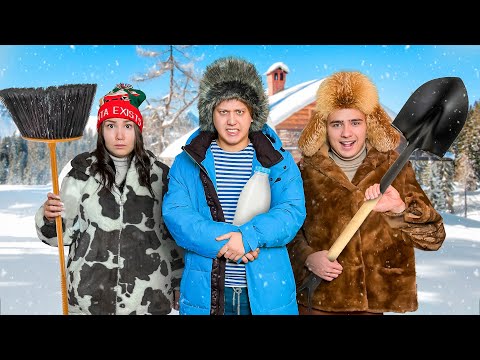 Видео: 100 Часов Зимой в Деревне!